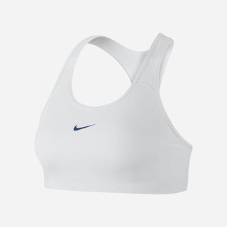 Maieu Nike Swoosh Medium-Support 1-Piece Pad Dama Albi Albastru Regal | UZRJ-70849